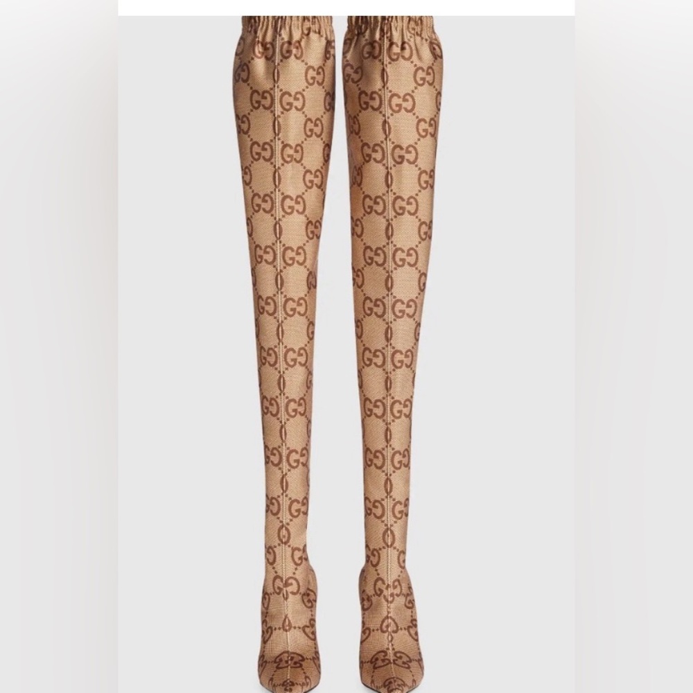 Gucci x Balenciaga The Hacker Thigh High Boots